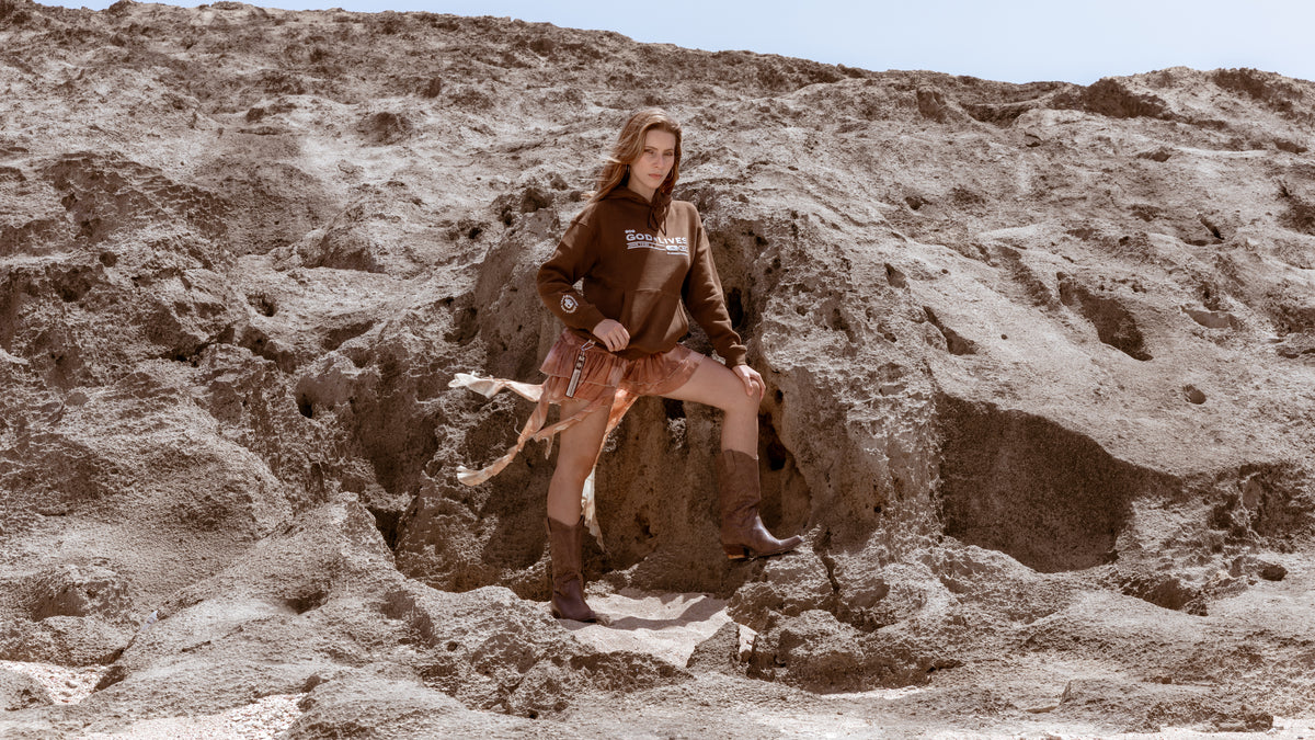Brown Heavyweight Anniversary Hoodie - John 14:20