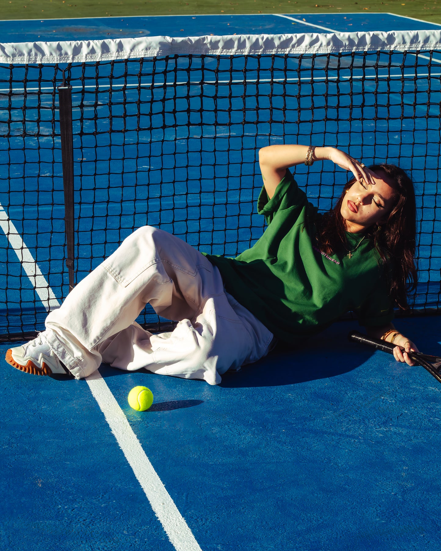 Green Oversized Faith Tee - Proverbs 3:6