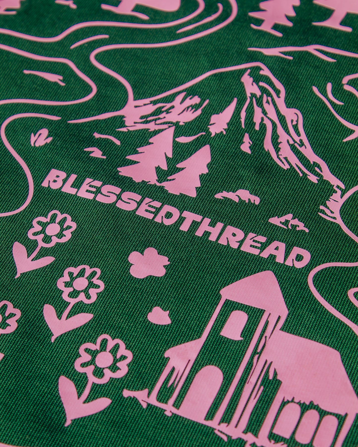 Green Oversized Faith Tee - Proverbs 3:6