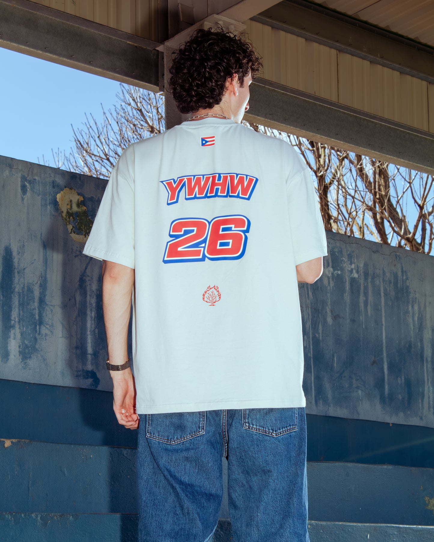 Off-White Oversized Faith Tee - Éxodo 3:15