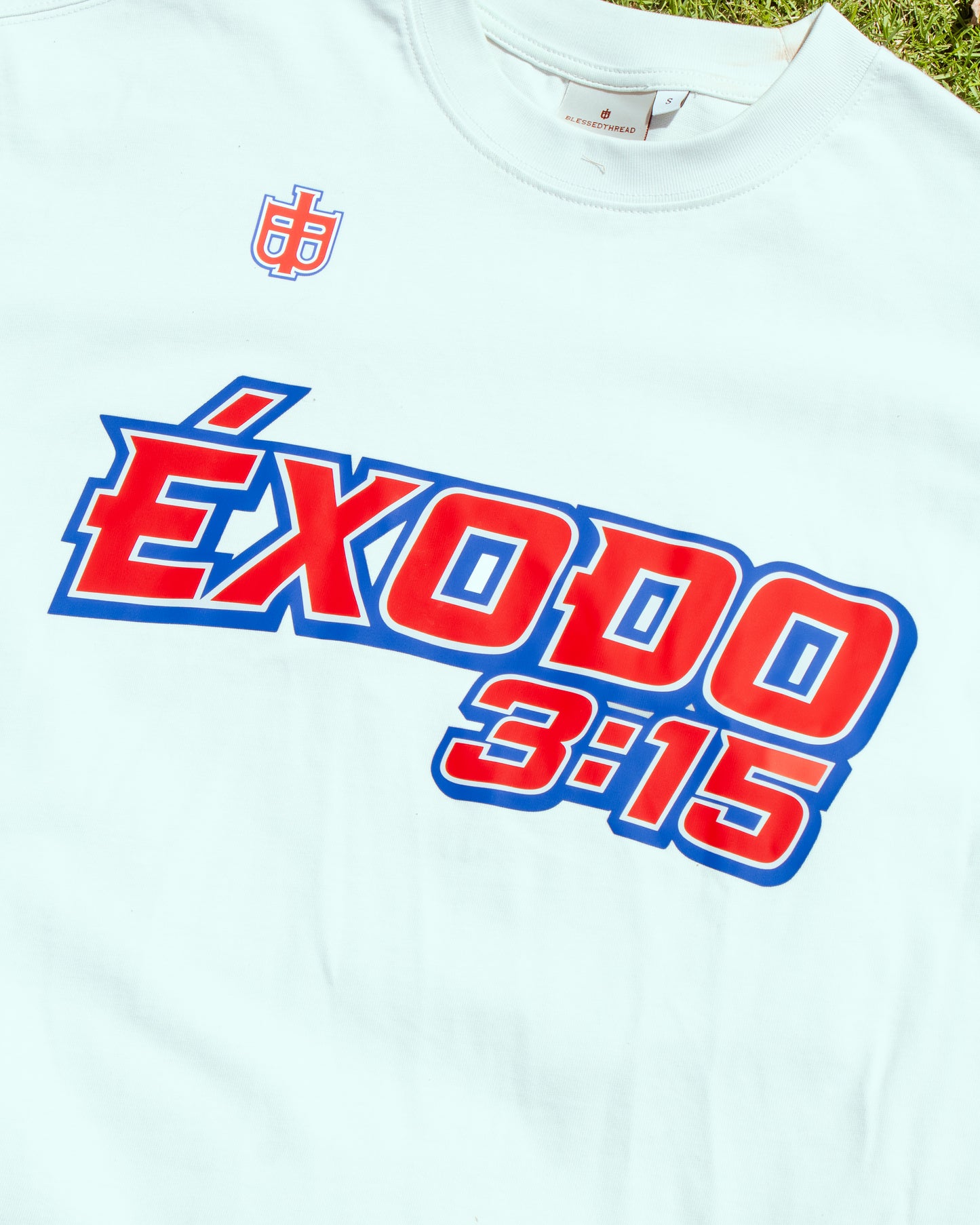 Off-White Oversized Faith Tee - Éxodo 3:15