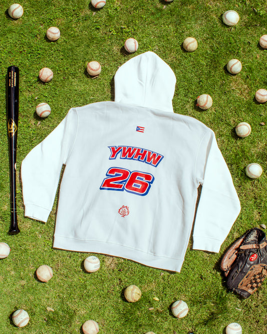 White Heavyweight Hoodie - Éxodo 3:15