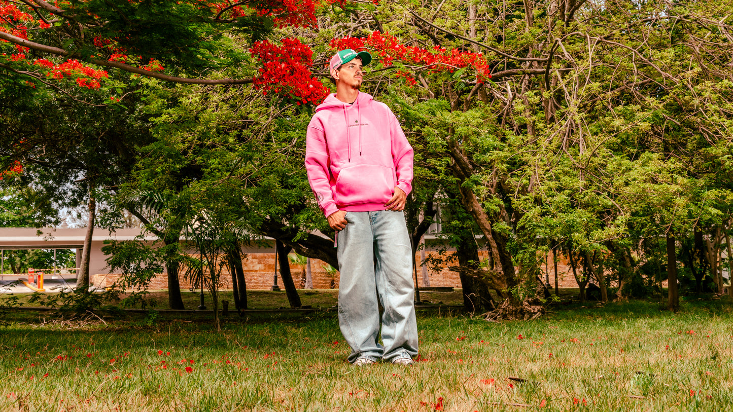 Pink Heavyweight Anniversary Hoodie - Proverbs 3:6