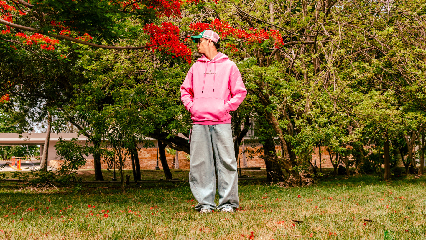 Pink Heavyweight Anniversary Hoodie - Proverbs 3:6