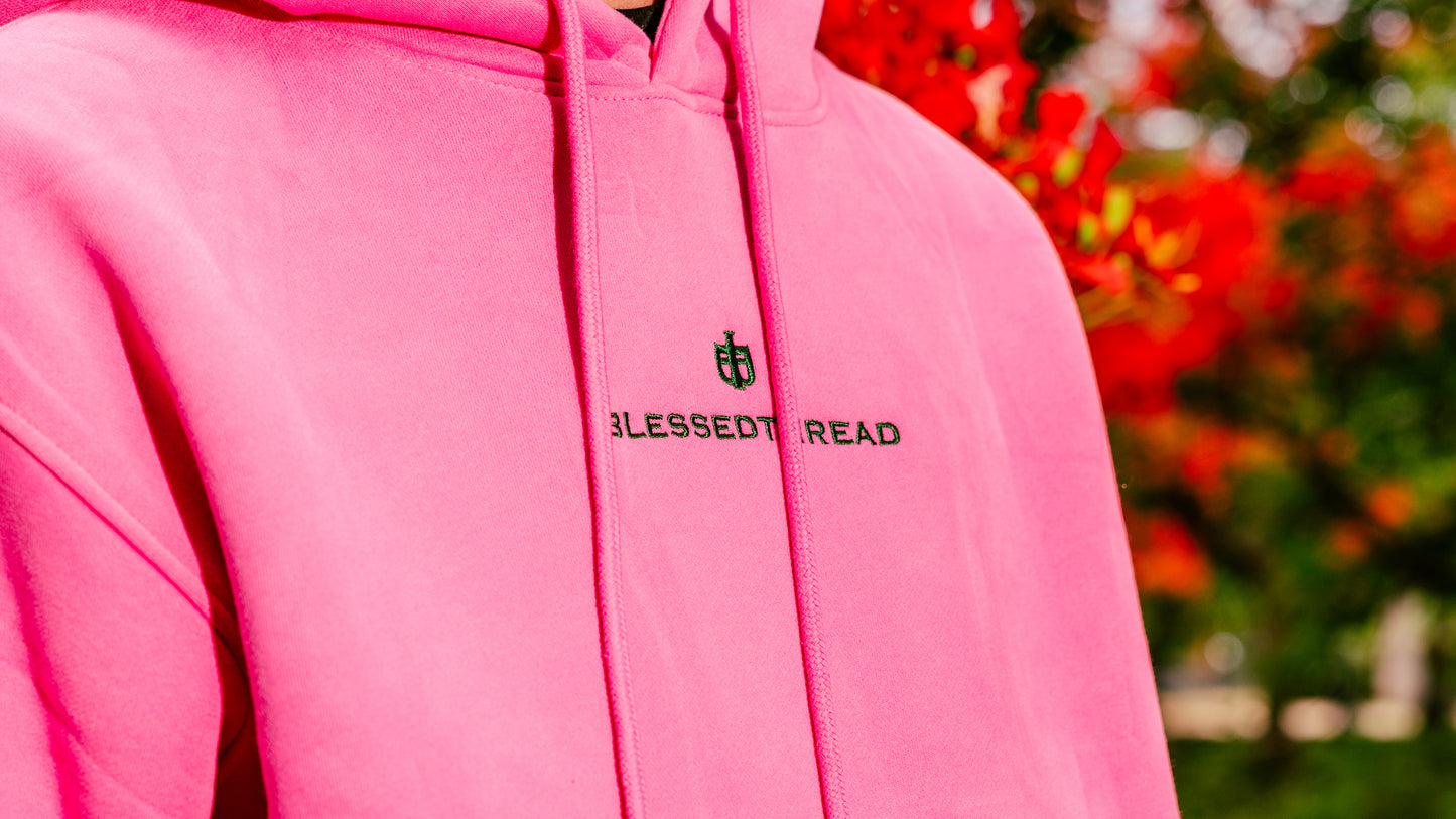 Pink Heavyweight Anniversary Hoodie - Proverbs 3:6