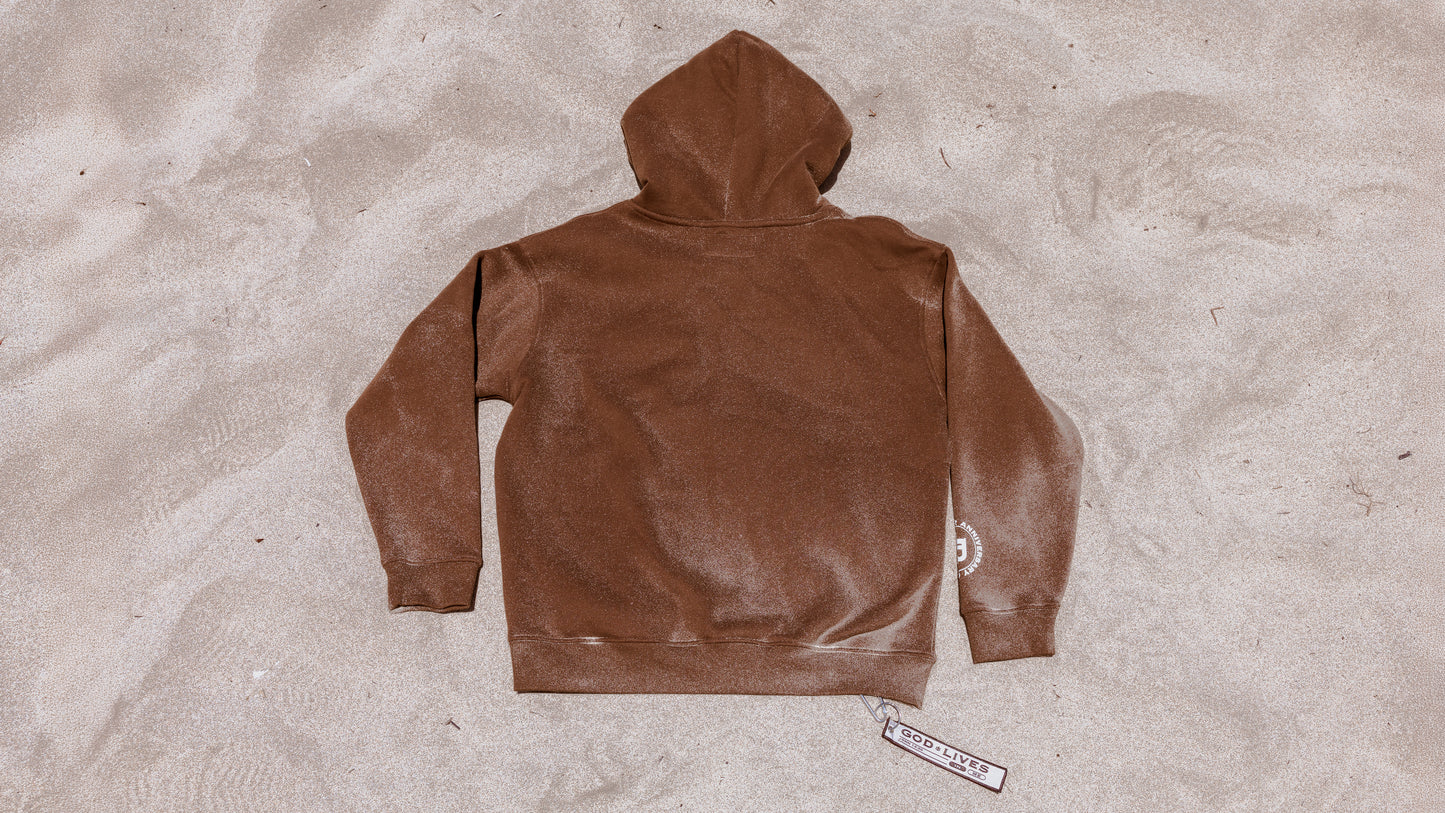 Brown Heavyweight Anniversary Hoodie - John 14:20