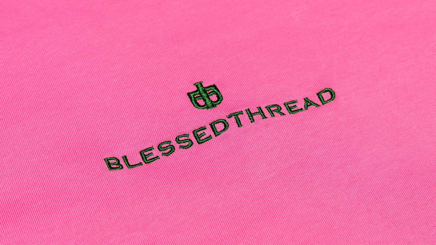 Pink Oversized Anniversary Faith Tee - Proverbs 3:6