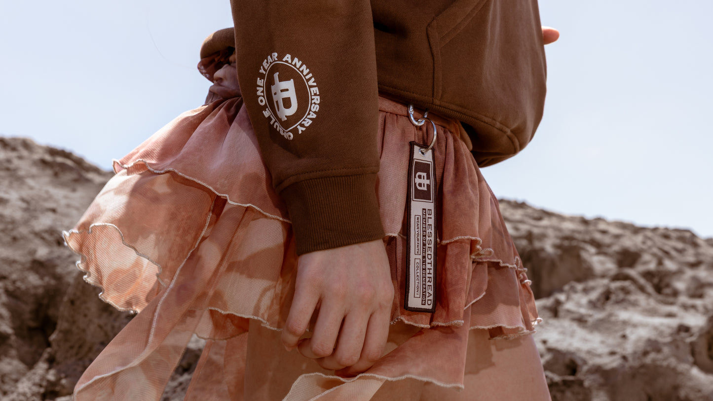 Brown Heavyweight Anniversary Hoodie - John 14:20