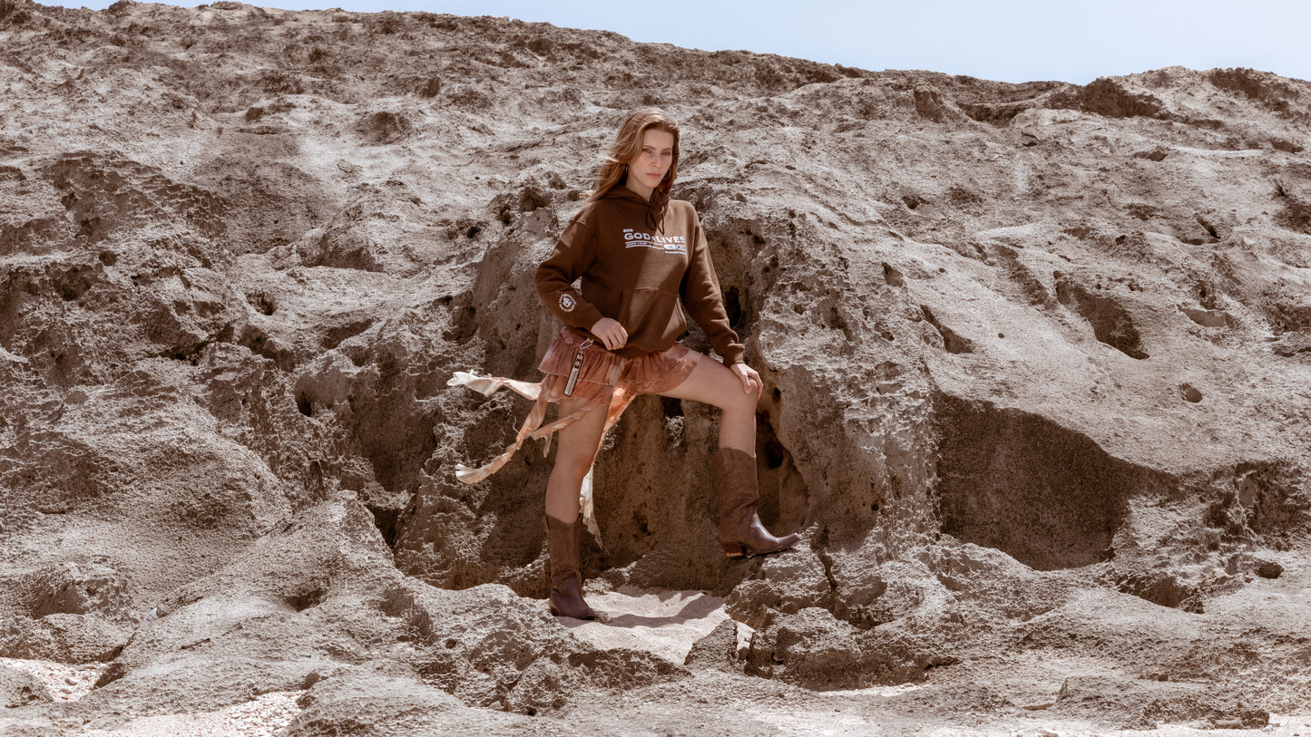 Brown Heavyweight Anniversary Hoodie - John 14:20