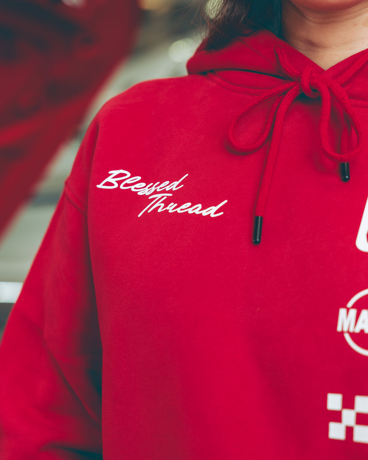 Red Heavyweight Hoodie - Matthew 6:33
