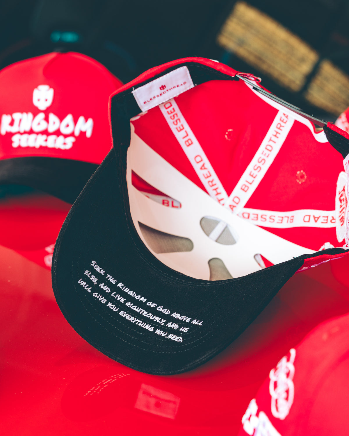 Faith Baseball Cap - Matthew 6:33