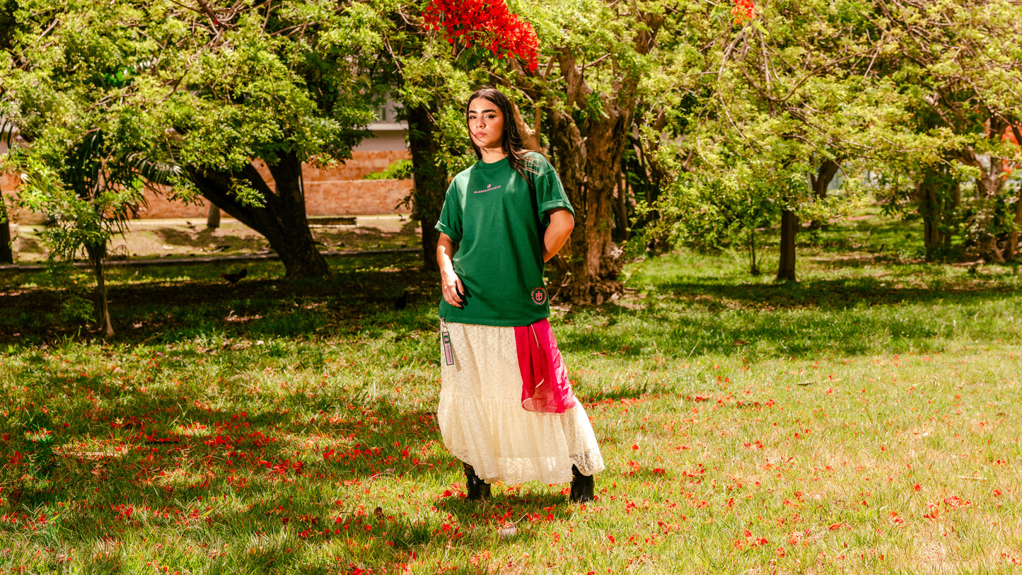 Green Oversized Anniversary Faith Tee - Proverbs 3:6
