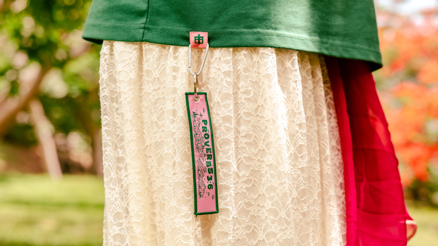 Green Oversized Anniversary Faith Tee - Proverbs 3:6