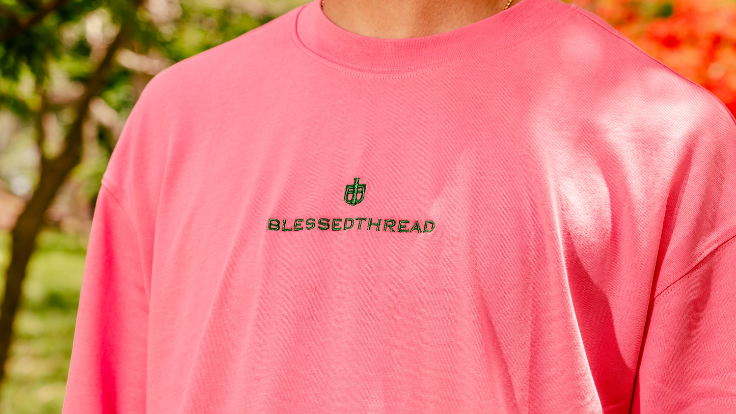Pink Oversized Anniversary Faith Tee - Proverbs 3:6
