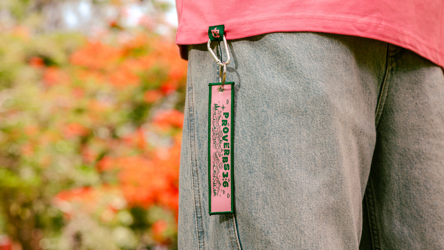 Pink Oversized Anniversary Faith Tee - Proverbs 3:6